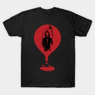 Grim Reaper and Scythe With Blood T-Shirt